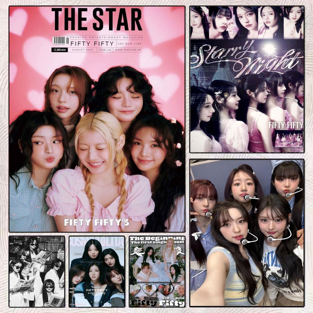 Home Decor Y2K - F-FIFTY FIFTY Group Y2K Pop Poster