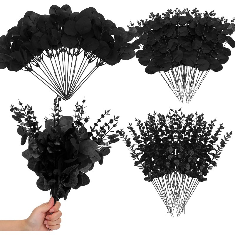 Black Eucalyptus Leaves Stems  - огляд і ціна Pampas Grass Decor