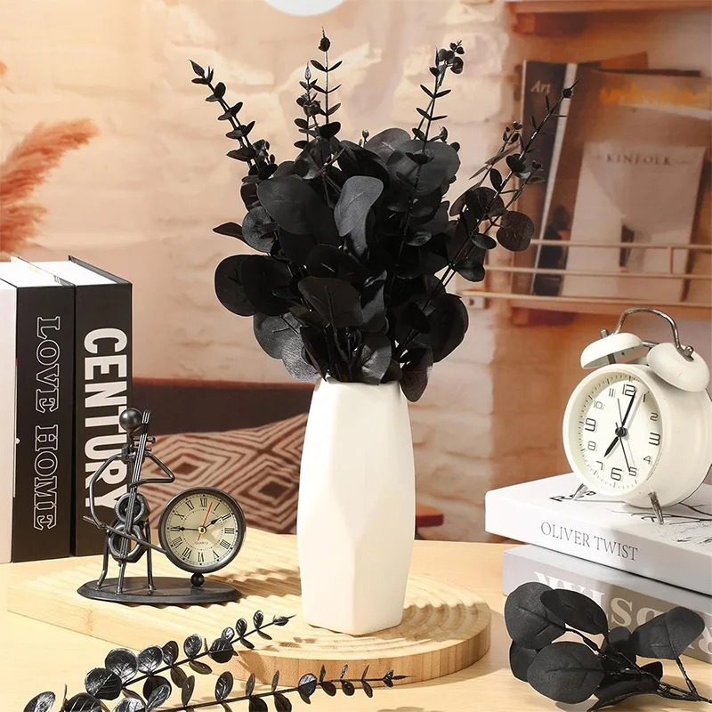 Black Eucalyptus Leaves Stems  - огляд і ціна Pampas Grass Decor