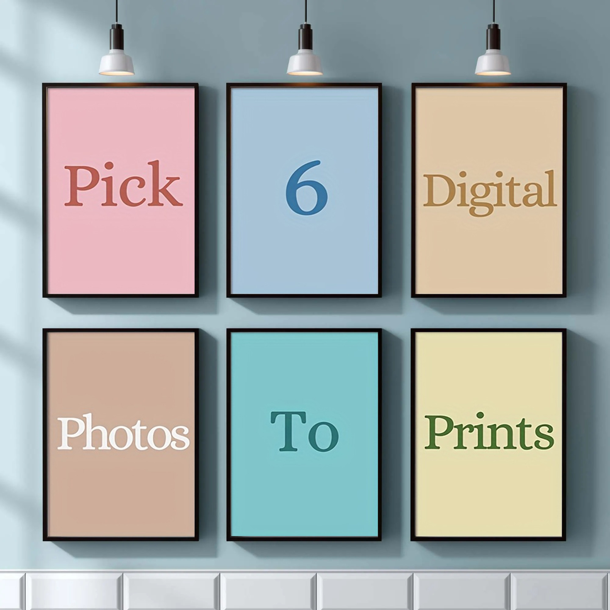 4/5/6pcs Custom Canvas Printin - огляд і ціна Home Decor Theme