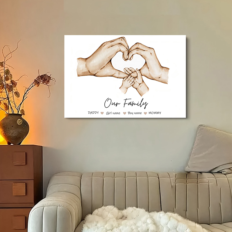 Personalized Custom Family Han - огляд і ціна Home Decor Theme
