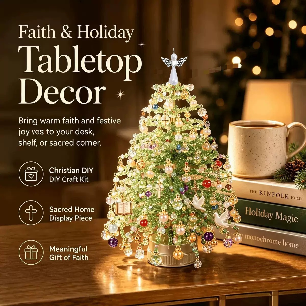 Multi‑Theme DIY Beaded Tree Cr - огляд і ціна Home Decor Theme