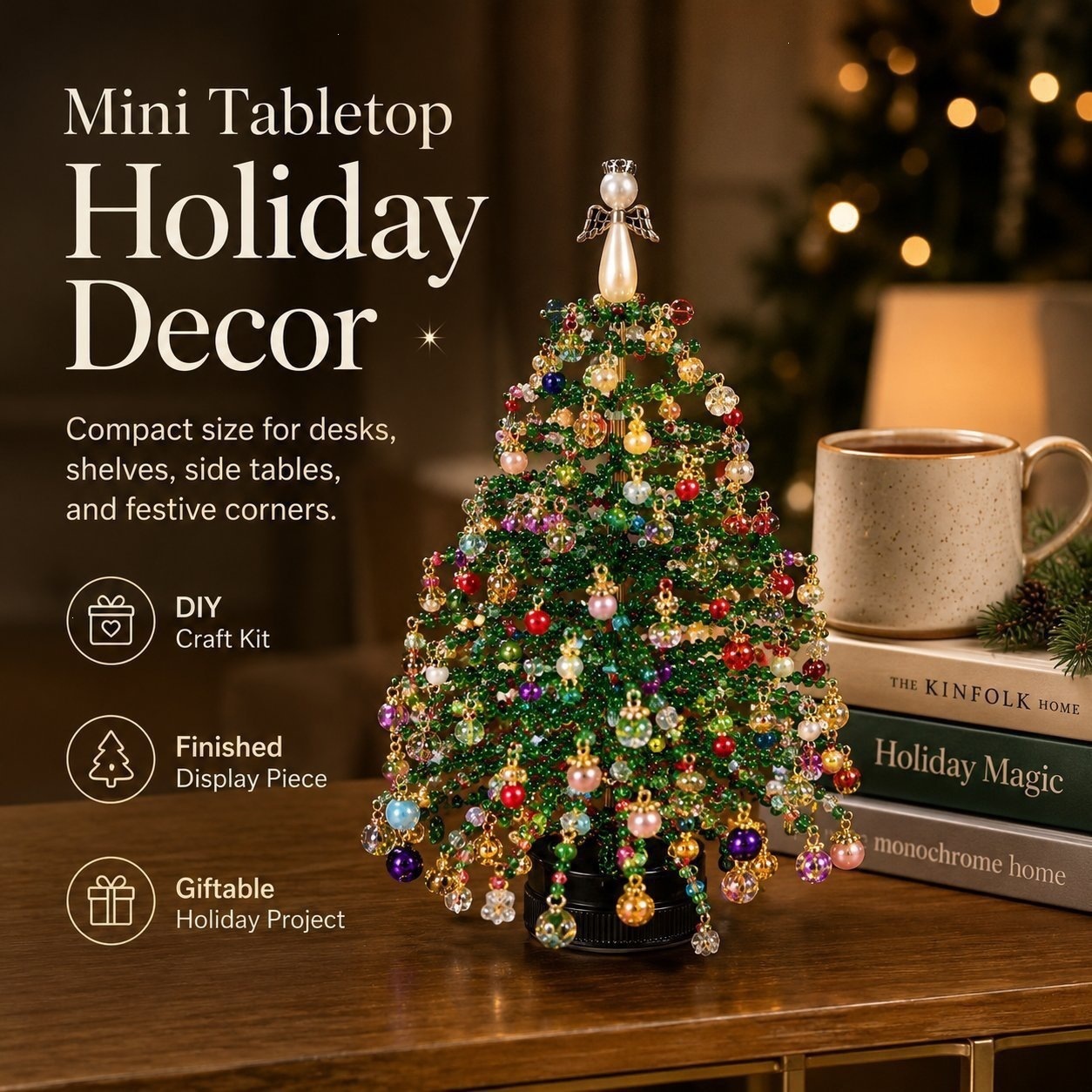 Multi‑Theme DIY Beaded Tree Cr - огляд і ціна Home Decor Theme