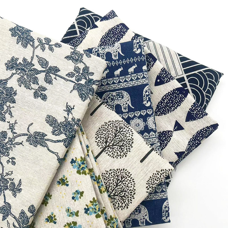 Vintage Blue Floral Cotton Lin - огляд і ціна Linen Table Runner