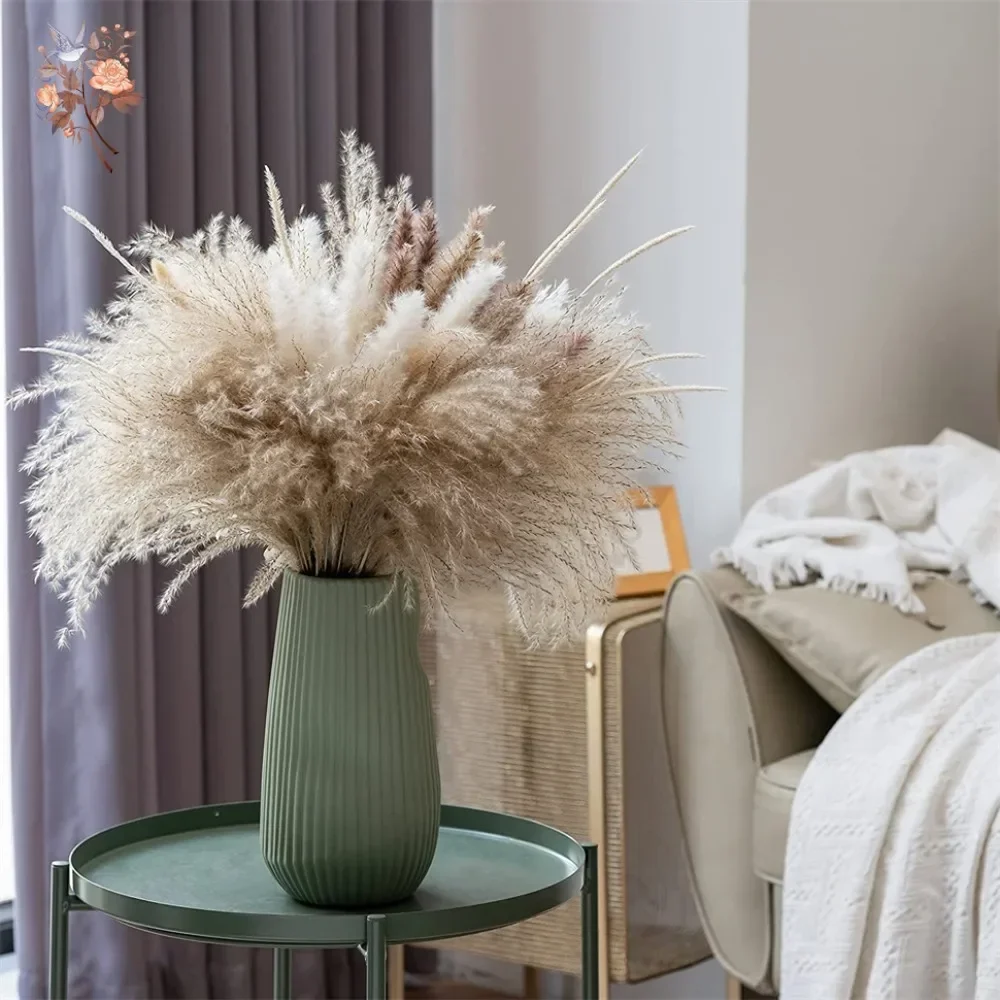 88pcs Natural Fluffy Dried Pam - огляд і ціна Pampas Grass Decor