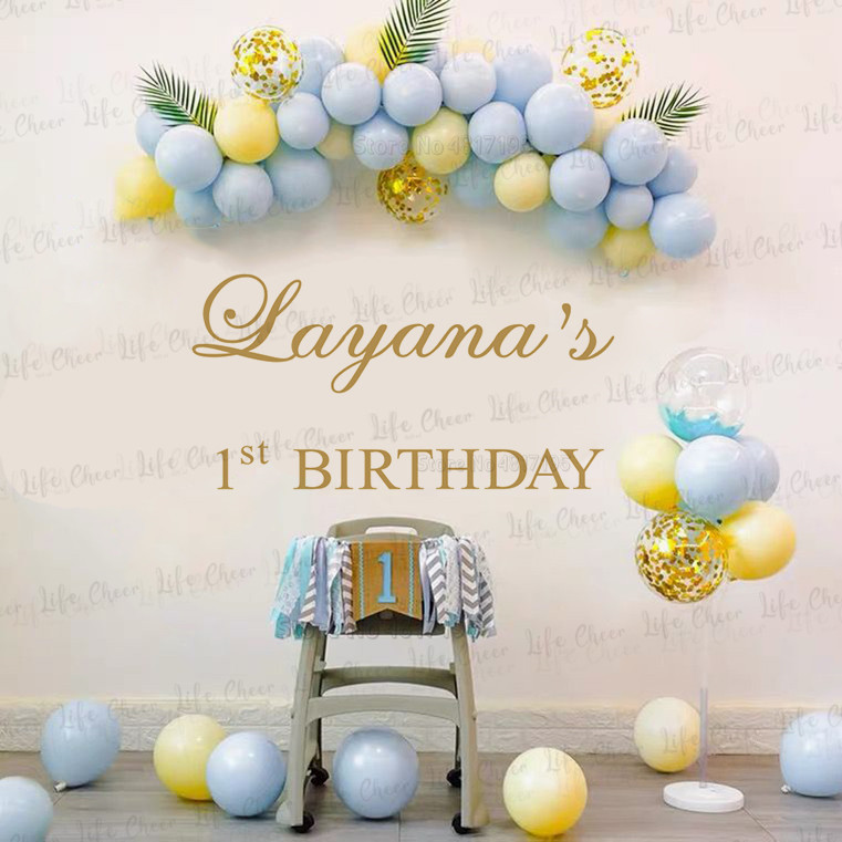 Birthday Party Vinyl Wall Deca - огляд і ціна Home Decor Indonesia