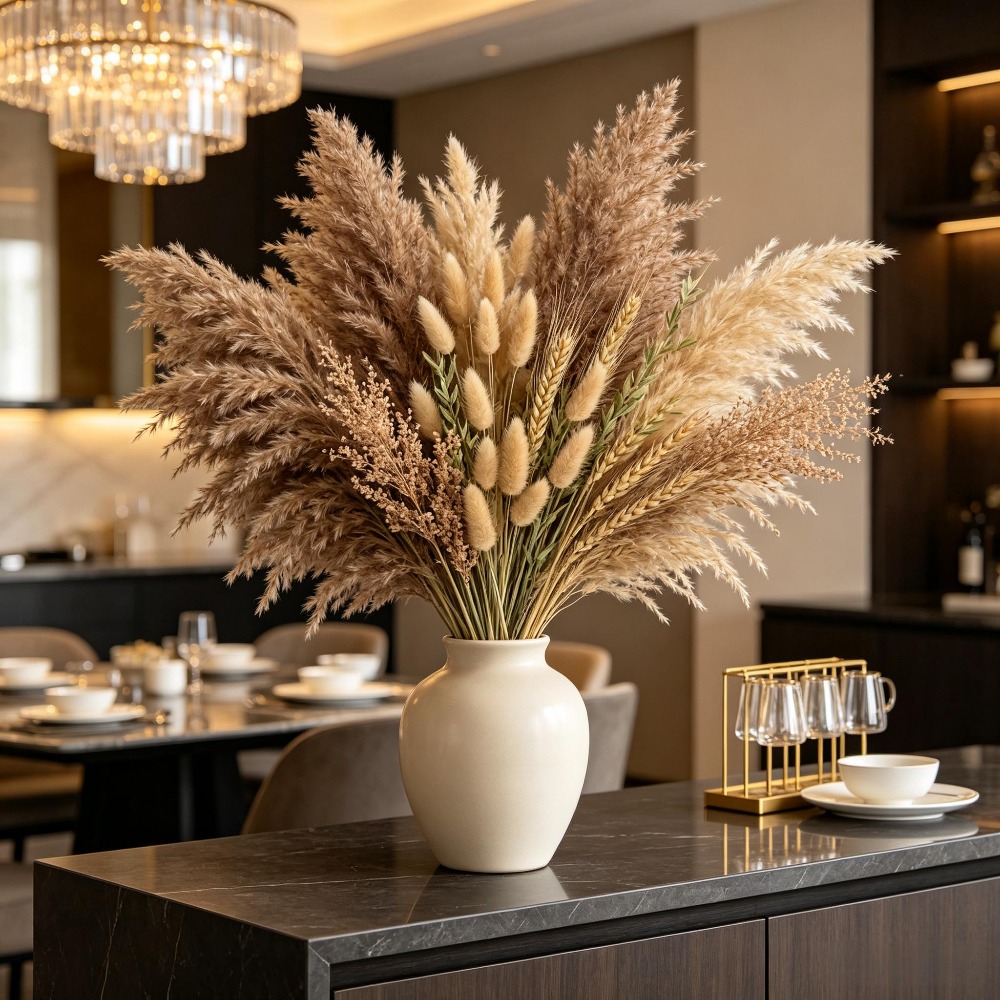 1 Bunch Mixed Dried Flowers Bo - огляд і ціна Pampas Grass Decor