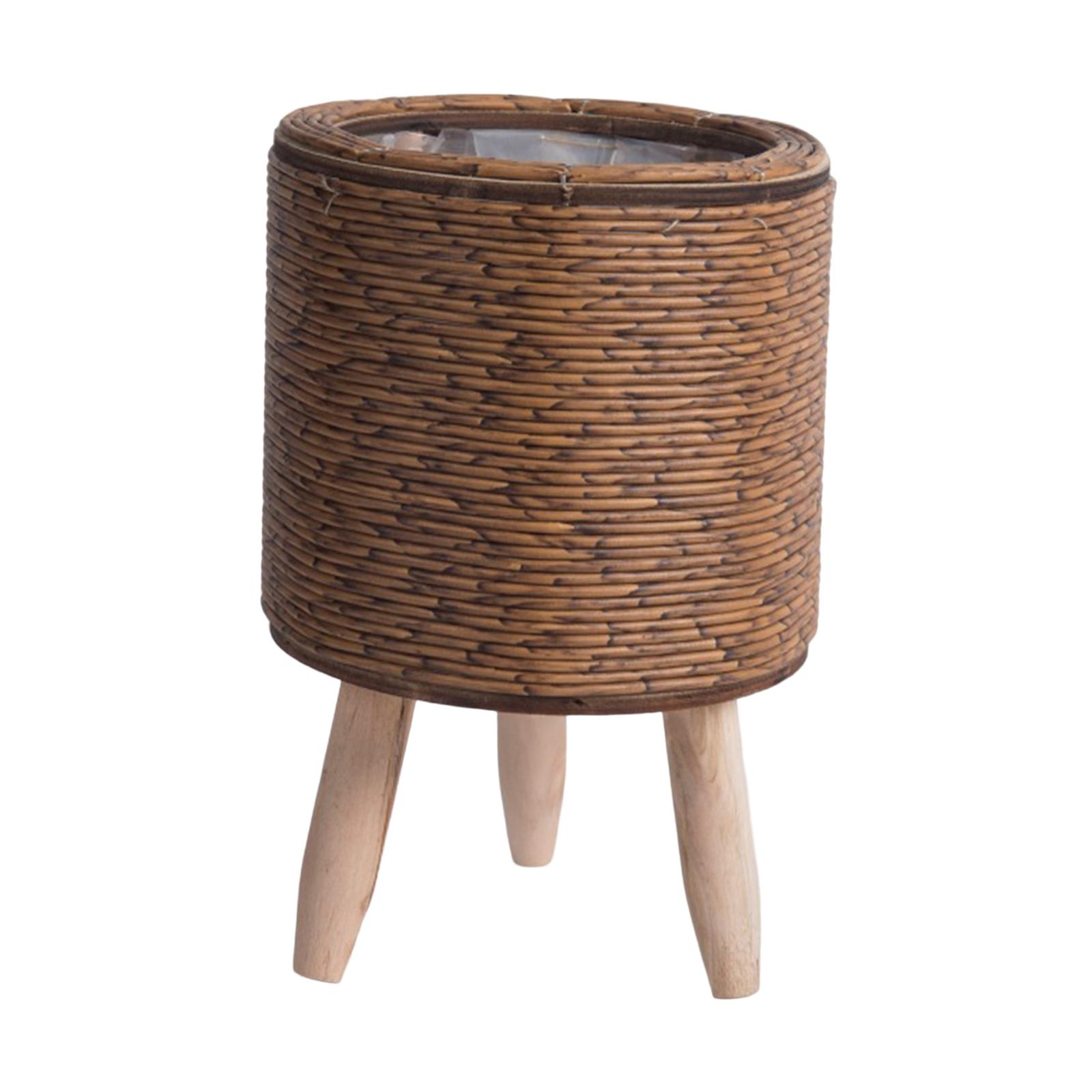2x Legged Woven Basket for Pla - огляд і ціна Rattan Plant Basket