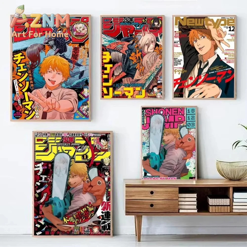 AZNM Chainsaw Man Anime Canvas - огляд і ціна Home Decor Magazine