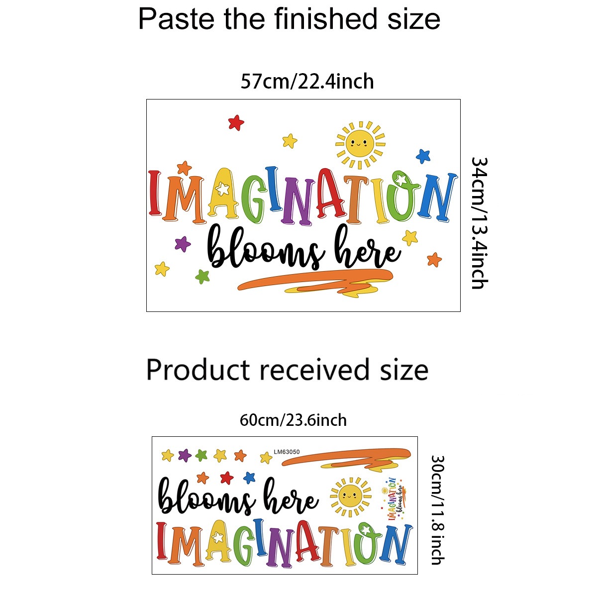 Colorful English phrase wall s - огляд і ціна Home Decor Indonesia