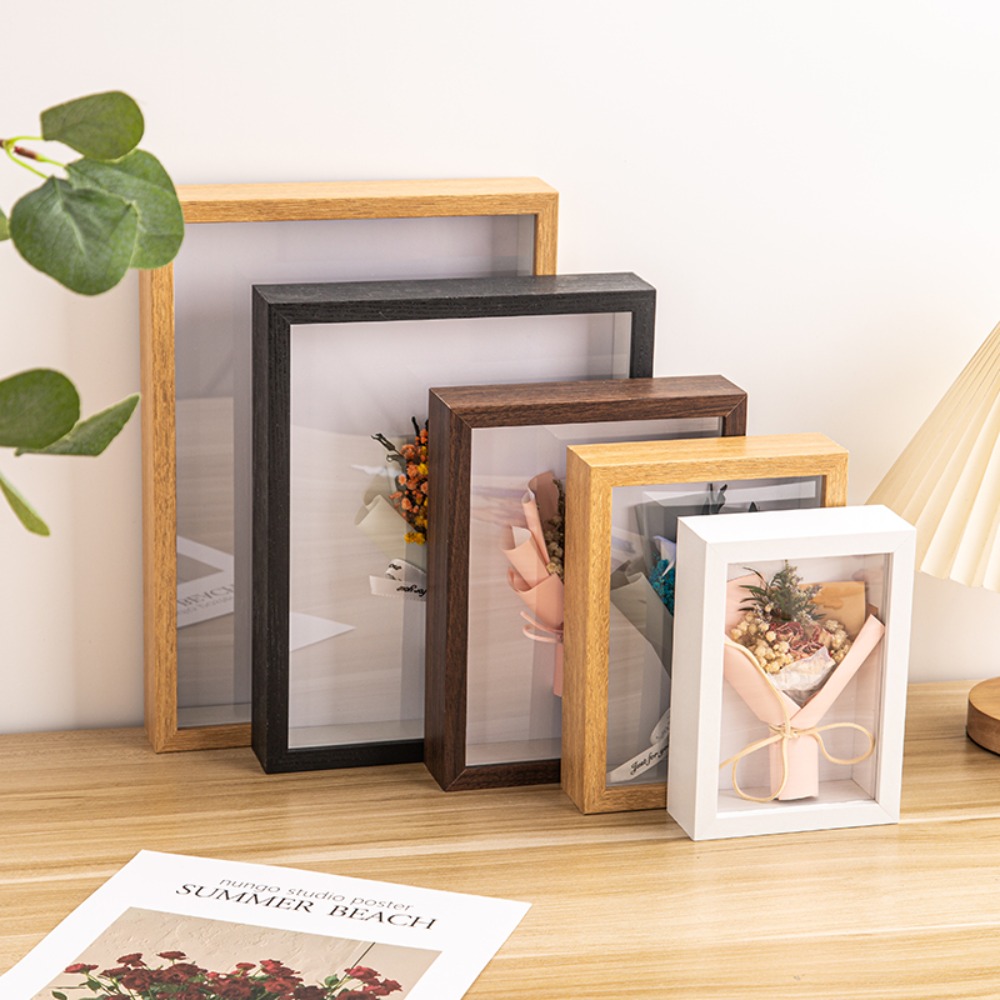 Durable Multi-size Shadow Box  - огляд і ціна Bamboo Photo Frame