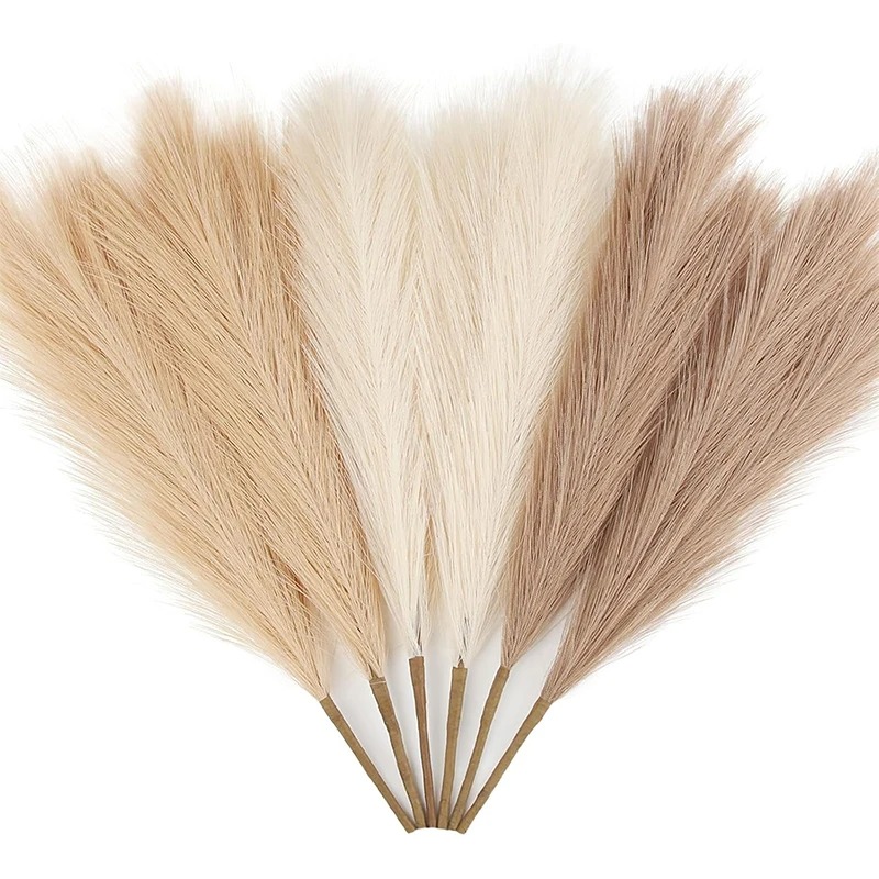 5/10Pcs 55CM Artificial Pampas - огляд і ціна Pampas Grass Decor