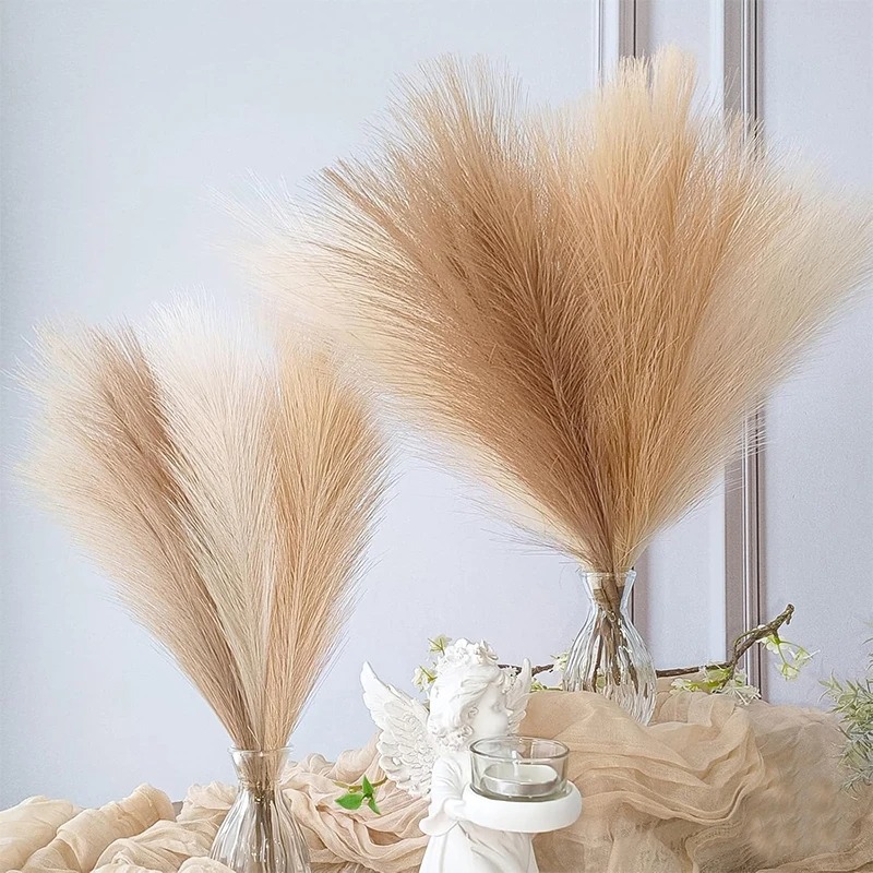 5/10Pcs 55CM Artificial Pampas - огляд і ціна Pampas Grass Decor