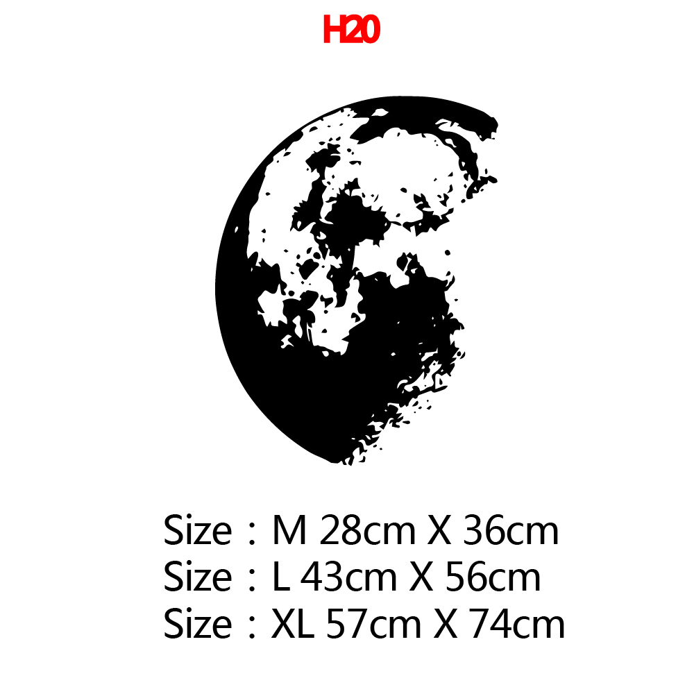 Outer Space Moon Wall Sticker  - огляд і ціна Home Decor Y2K