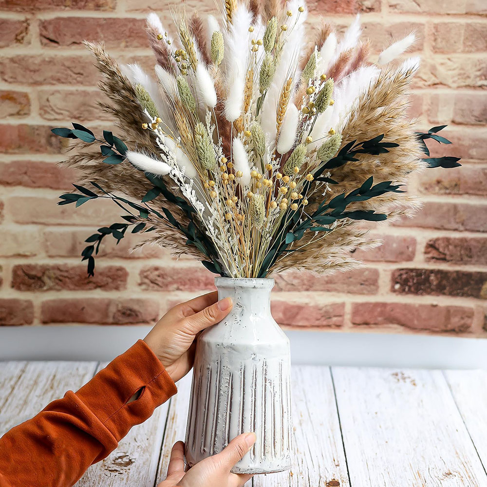 100pcs Dried Pampas Grass Bouq - огляд і ціна Pampas Grass Decor
