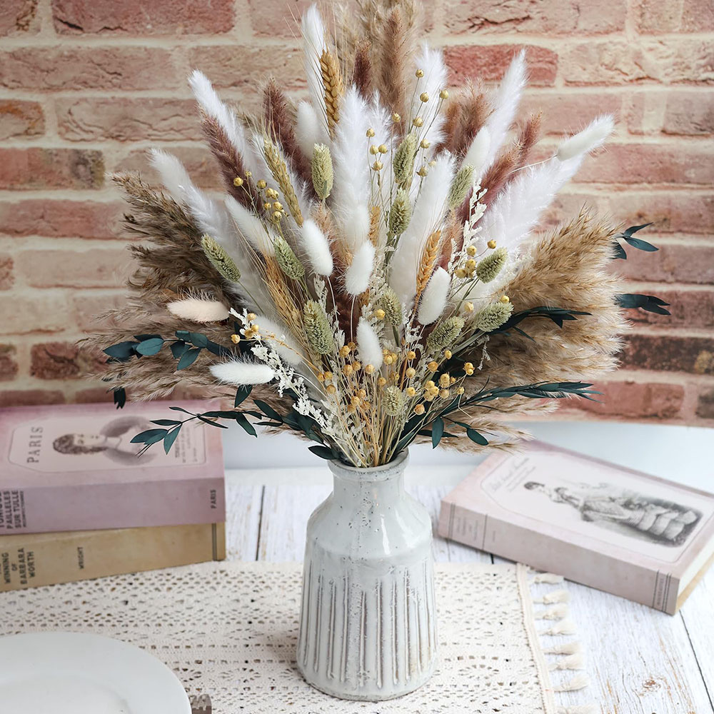100pcs Dried Pampas Grass Bouq - огляд і ціна Pampas Grass Decor