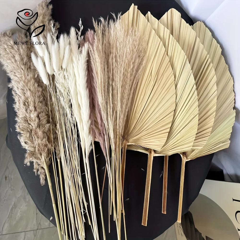 35Pcs Natural Pampas Grass Boh - огляд і ціна Pampas Grass Decor
