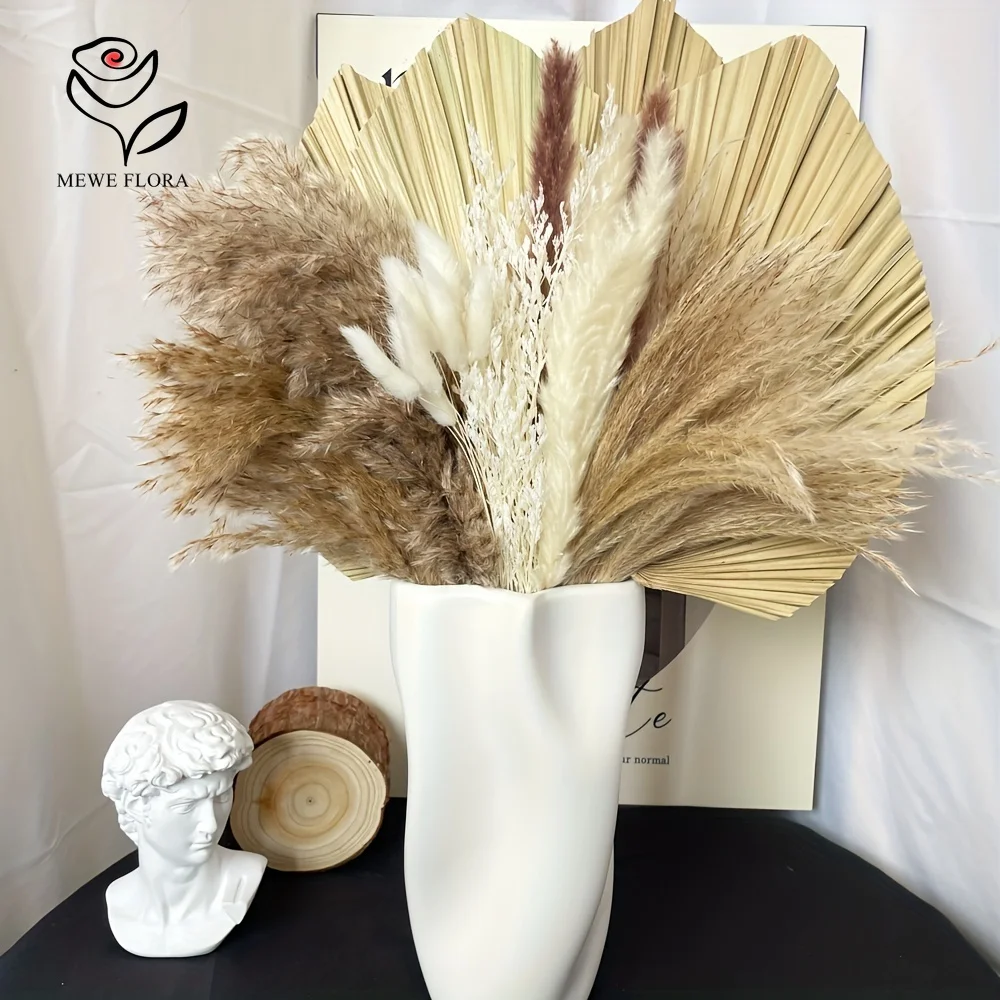 35Pcs Natural Pampas Grass Boh - огляд і ціна Pampas Grass Decor