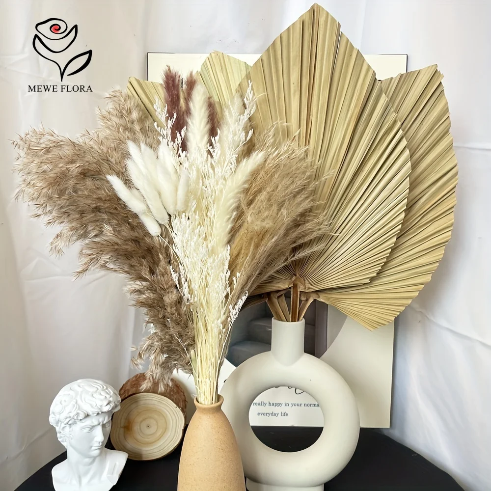 35Pcs Natural Pampas Grass Boh - огляд і ціна Pampas Grass Decor