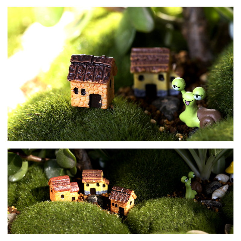 Mini Small House Figurine Resi - огляд і ціна Home Decor Za