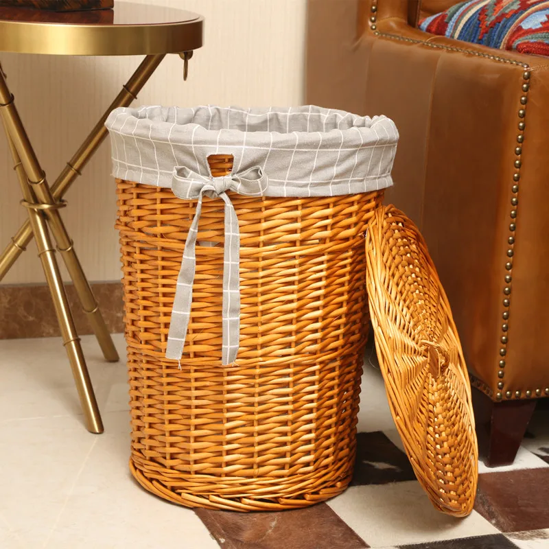 Rattan Hamper Stylish Laundry  - огляд і ціна Rattan Plant Basket