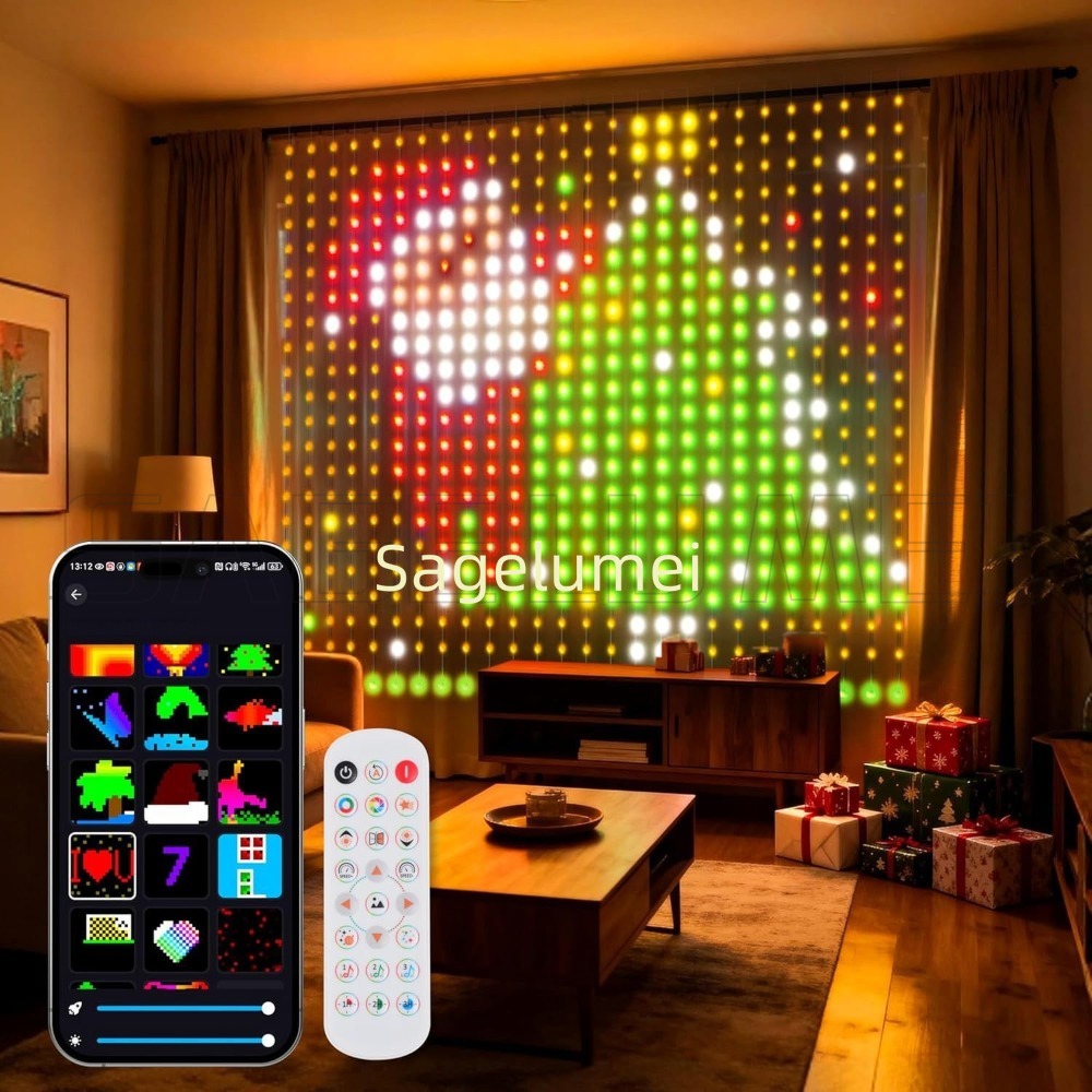 1.6M-3M Smart LED Curtain Ligh - огляд і ціна Home Decor Free App