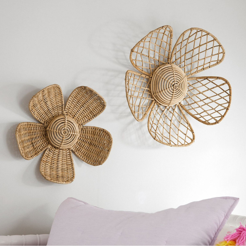 INS Nordic Woven Rattan Flower - огляд і ціна Home Decor Za