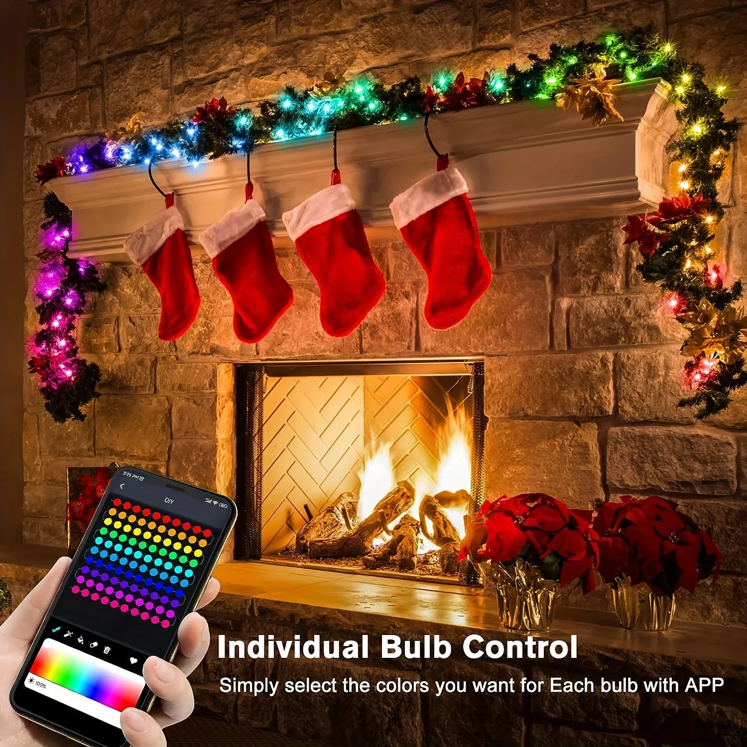 Waterproof WS2812B LED String  - огляд і ціна Home Decor Free App