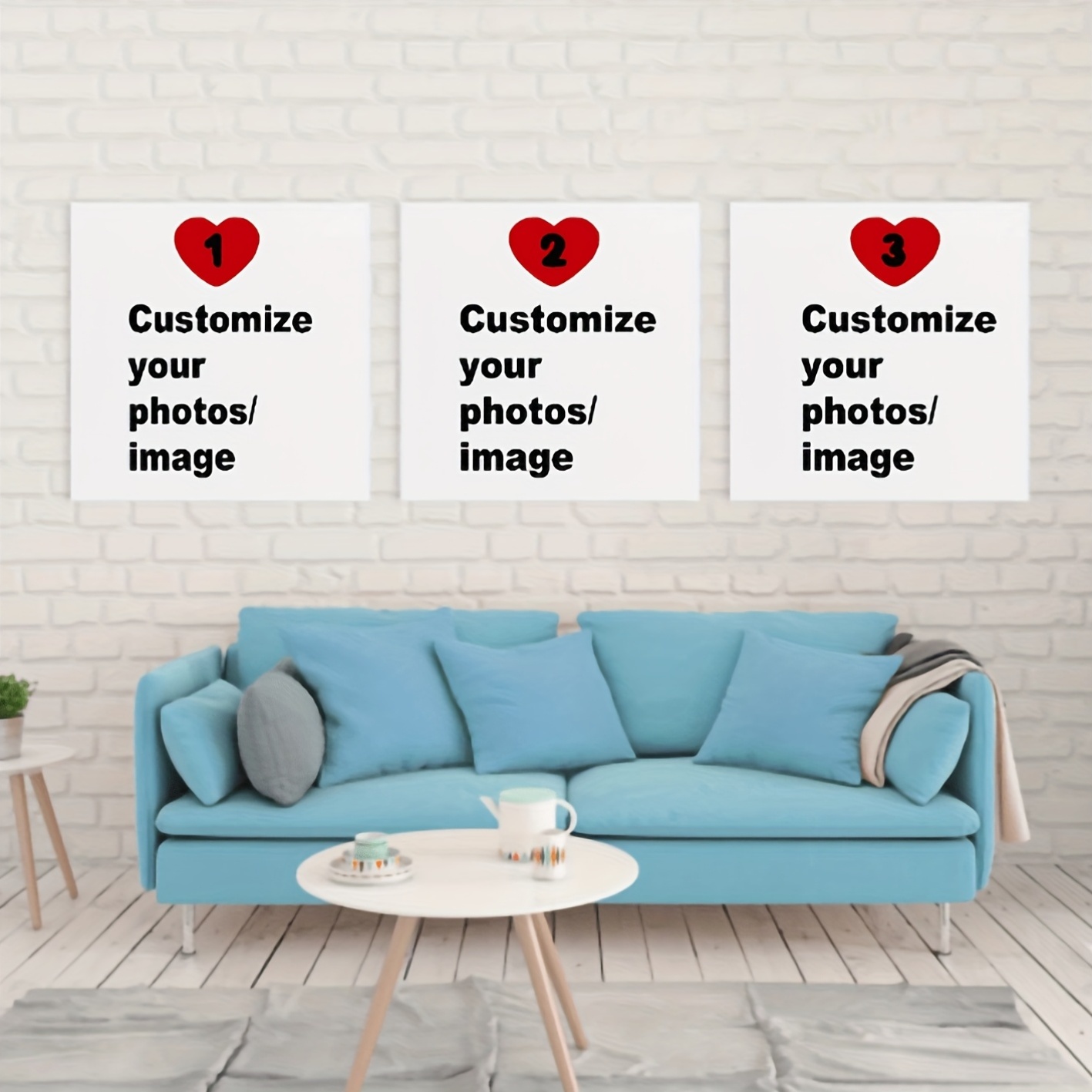 3pcs/set Custom Square Canvas  - огляд і ціна Home Decor Theme