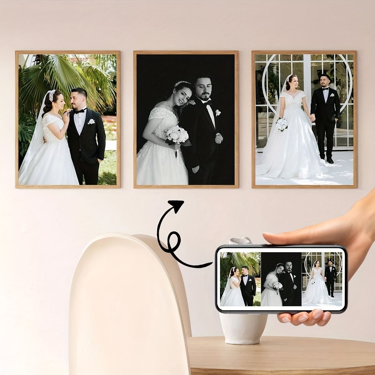 3pcs/set Custom Square Canvas  - огляд і ціна Home Decor Theme