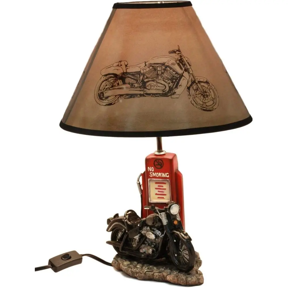 Vintage Retro Black Motorcycle - огляд і ціна Home Decor Theme