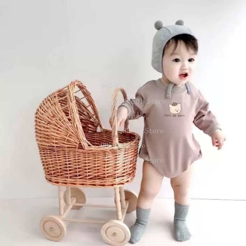 Handwoven Wicker Bassinet Stro - огляд і ціна Rattan Plant Basket