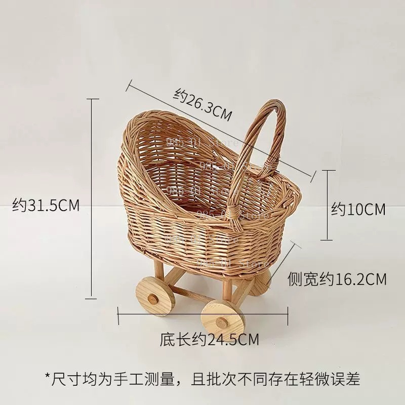 Handwoven Wicker Bassinet Stro - огляд і ціна Rattan Plant Basket