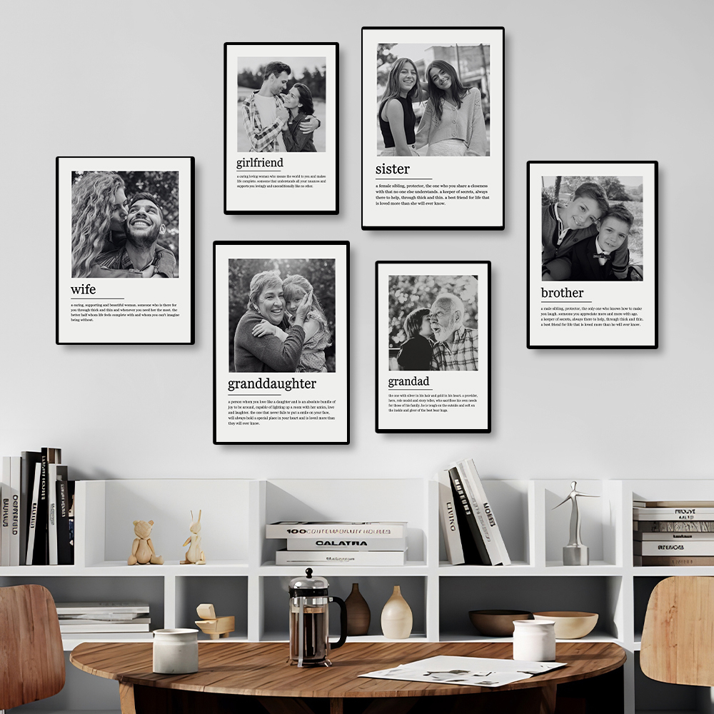 Custom Family Photo Canvas Pai - огляд і ціна Home Decor Theme