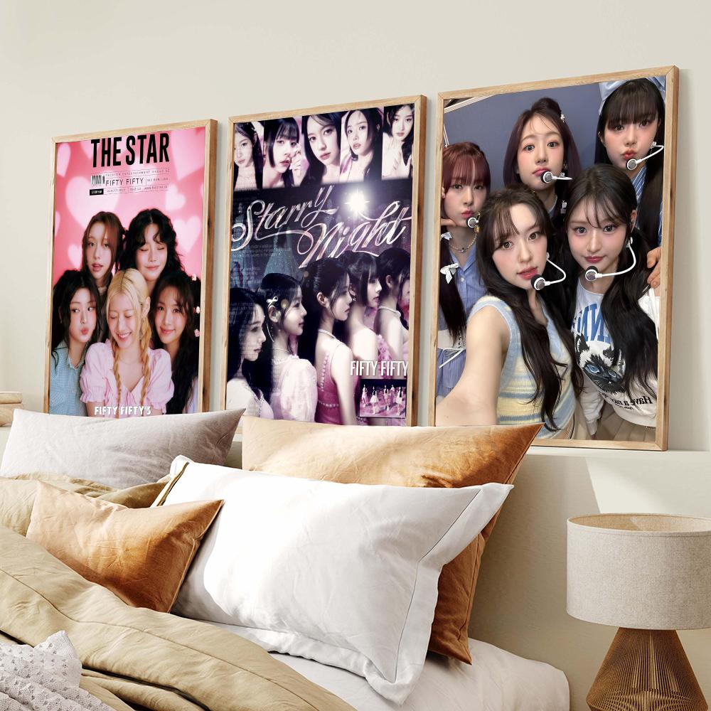 F-FIFTY FIFTY Group Y2K Pop Po - огляд і ціна Home Decor Y2K