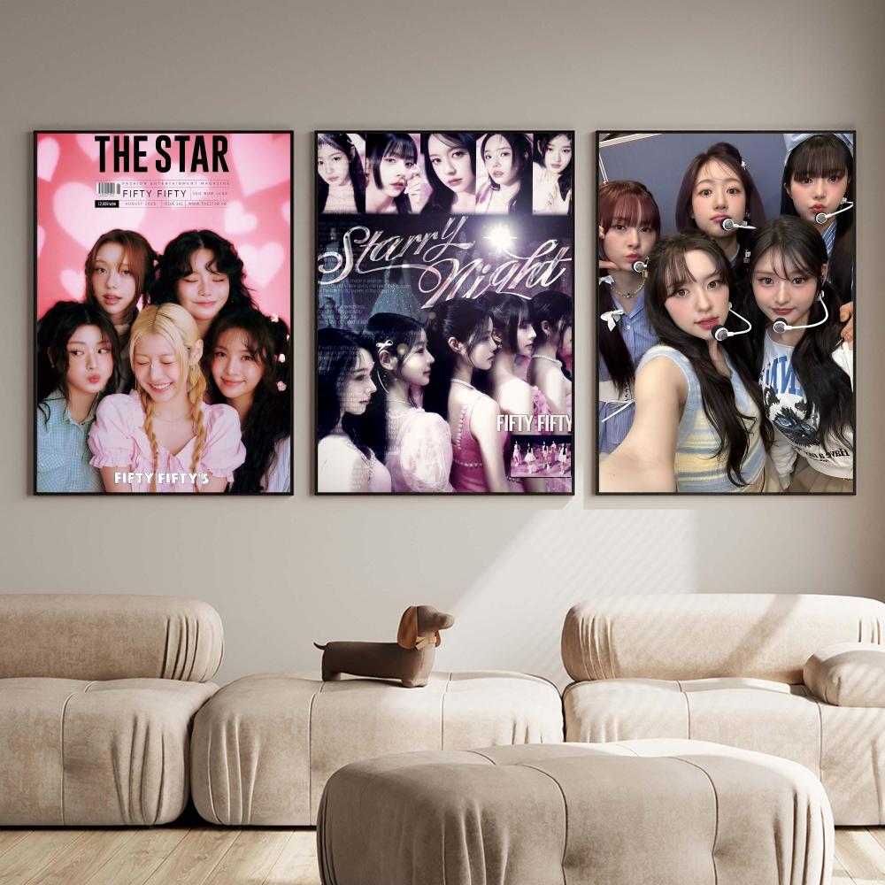F-FIFTY FIFTY Group Y2K Pop Po - огляд і ціна Home Decor Y2K