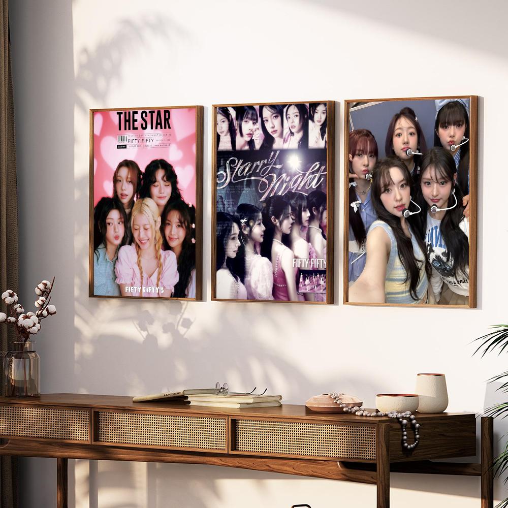 F-FIFTY FIFTY Group Y2K Pop Po - огляд і ціна Home Decor Y2K