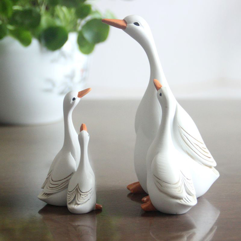 Fun Cute Duck Resin Statue Mot - огляд і ціна Home Decor Za
