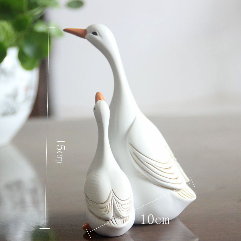 Fun Cute Duck Resin Statue Mot - огляд і ціна Home Decor Za