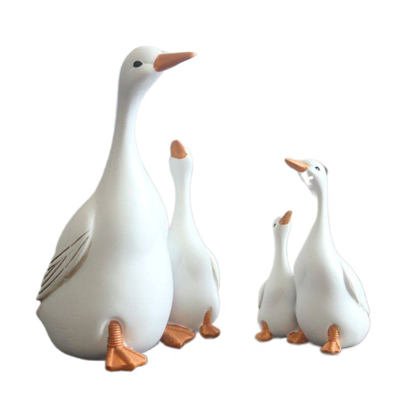 Fun Cute Duck Resin Statue Mot - огляд і ціна Home Decor Za