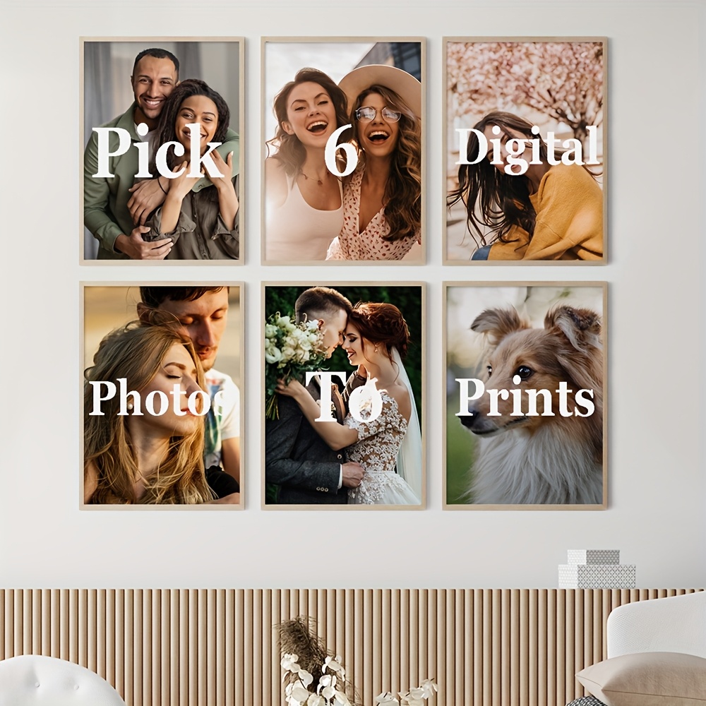 6pcs/set Custom Canvas Prints  - огляд і ціна Home Decor Theme
