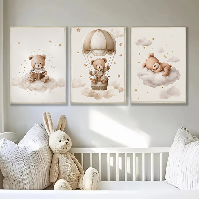3pcs/set Bohemian Teddy Bear A - огляд і ціна Home Decor Theme