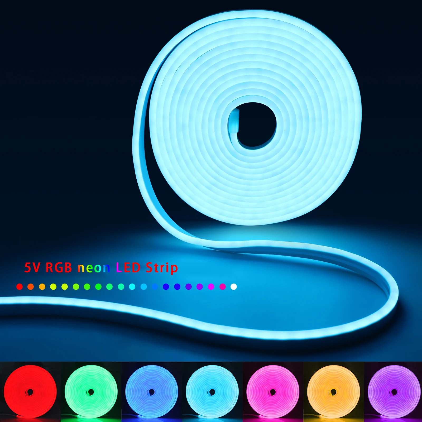 1-5m RGB LED Neon Strip Light  - огляд і ціна Home Decor Free App